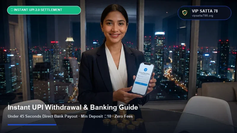 VIP Satta 786 Instant UPI Withdrawal & ₹20 INR Deposit Tutorial